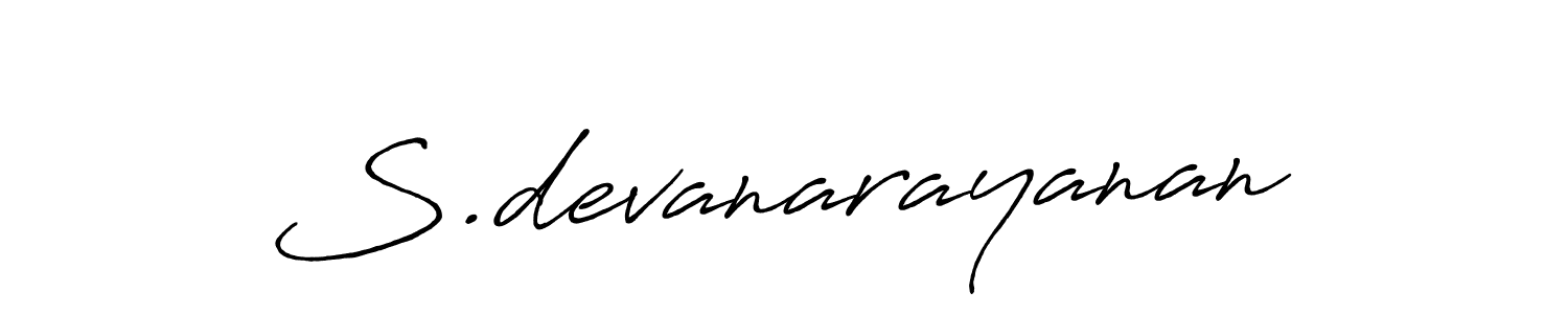 Best and Professional Signature Style for S.devanarayanan. Antro_Vectra_Bolder Best Signature Style Collection. S.devanarayanan signature style 7 images and pictures png