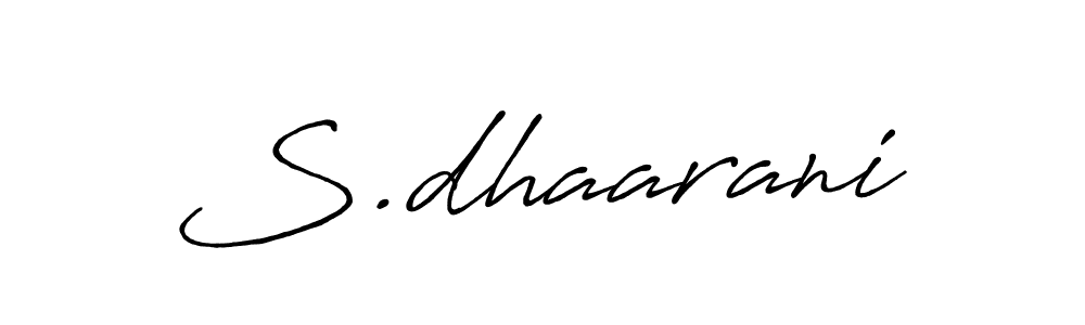 How to make S.dhaarani signature? Antro_Vectra_Bolder is a professional autograph style. Create handwritten signature for S.dhaarani name. S.dhaarani signature style 7 images and pictures png