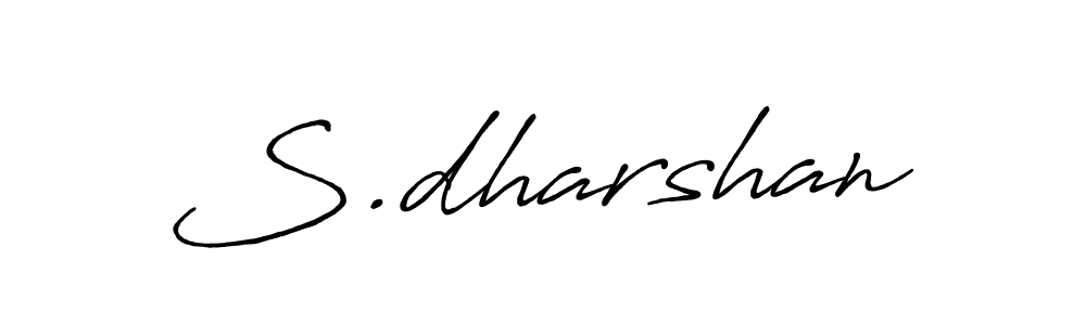 How to make S.dharshan signature? Antro_Vectra_Bolder is a professional autograph style. Create handwritten signature for S.dharshan name. S.dharshan signature style 7 images and pictures png