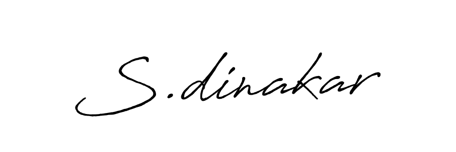 How to make S.dinakar signature? Antro_Vectra_Bolder is a professional autograph style. Create handwritten signature for S.dinakar name. S.dinakar signature style 7 images and pictures png