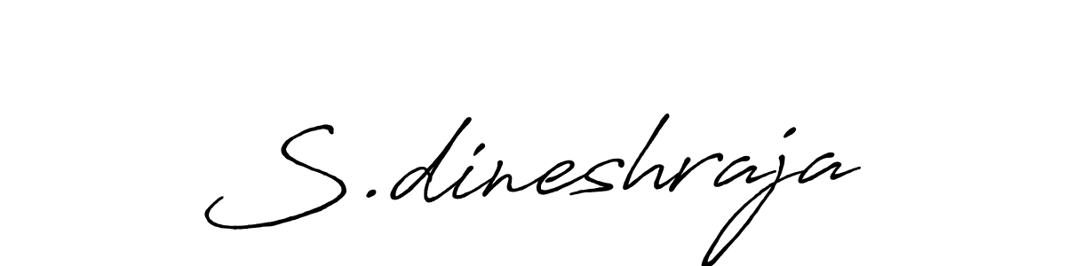 The best way (Antro_Vectra_Bolder) to make a short signature is to pick only two or three words in your name. The name S.dineshraja include a total of six letters. For converting this name. S.dineshraja signature style 7 images and pictures png