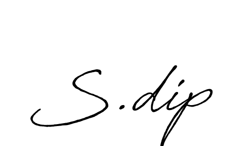This is the best signature style for the S.dip name. Also you like these signature font (Antro_Vectra_Bolder). Mix name signature. S.dip signature style 7 images and pictures png