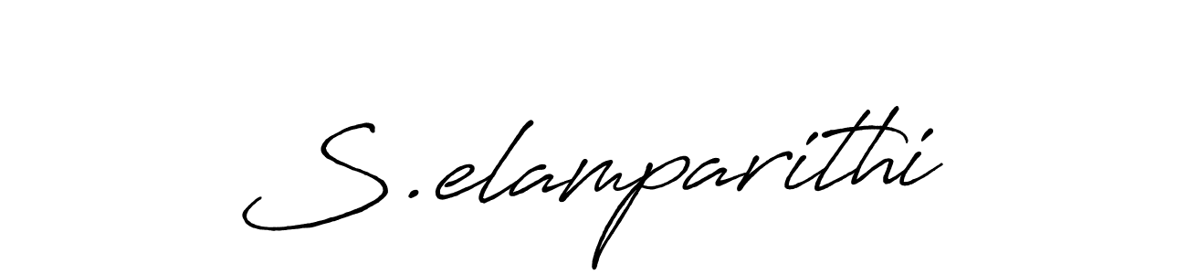 S.elamparithi stylish signature style. Best Handwritten Sign (Antro_Vectra_Bolder) for my name. Handwritten Signature Collection Ideas for my name S.elamparithi. S.elamparithi signature style 7 images and pictures png