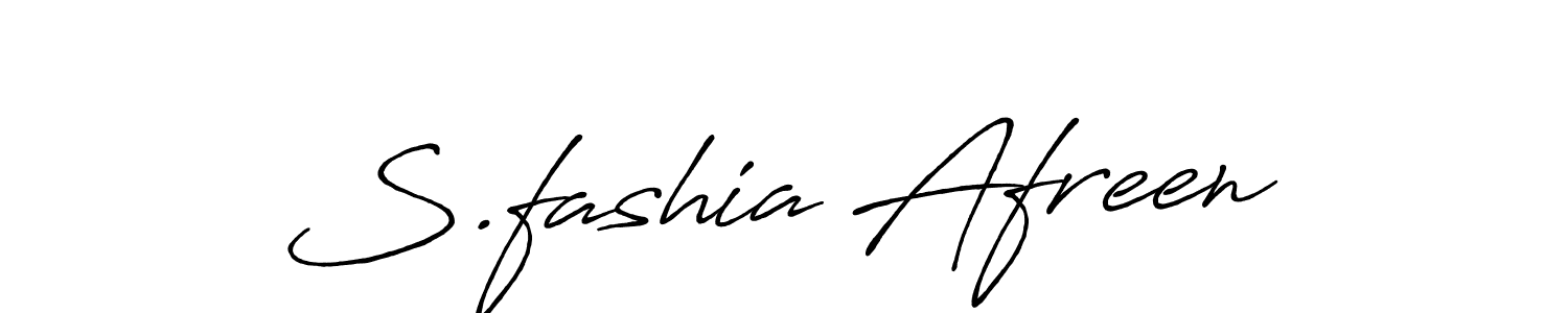 Make a beautiful signature design for name S.fashia Afreen. Use this online signature maker to create a handwritten signature for free. S.fashia Afreen signature style 7 images and pictures png