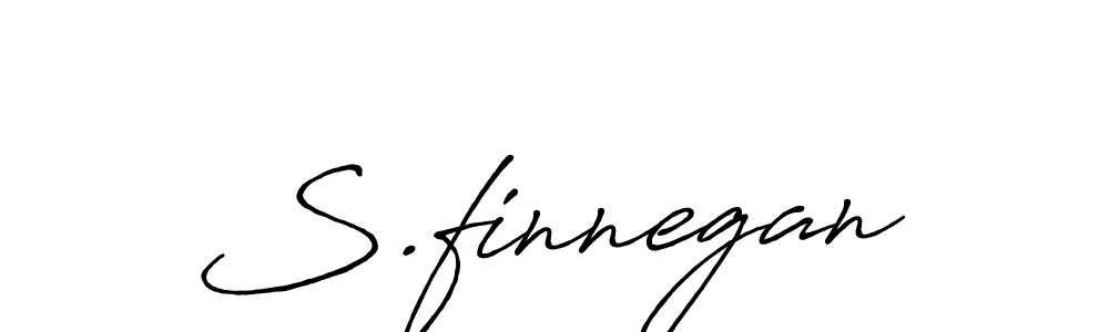 How to make S.finnegan signature? Antro_Vectra_Bolder is a professional autograph style. Create handwritten signature for S.finnegan name. S.finnegan signature style 7 images and pictures png