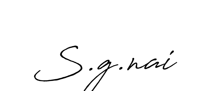 It looks lik you need a new signature style for name S.g.nai. Design unique handwritten (Antro_Vectra_Bolder) signature with our free signature maker in just a few clicks. S.g.nai signature style 7 images and pictures png