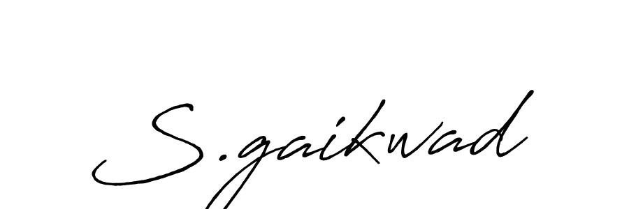 Also we have S.gaikwad name is the best signature style. Create professional handwritten signature collection using Antro_Vectra_Bolder autograph style. S.gaikwad signature style 7 images and pictures png