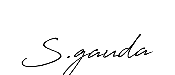 Similarly Antro_Vectra_Bolder is the best handwritten signature design. Signature creator online .You can use it as an online autograph creator for name S.gauda. S.gauda signature style 7 images and pictures png