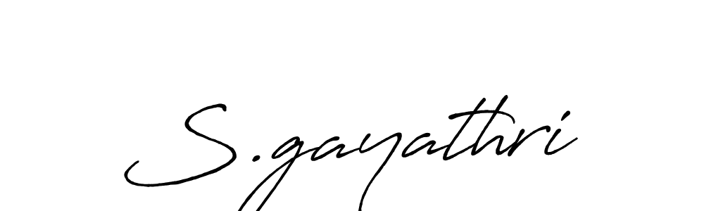 Once you've used our free online signature maker to create your best signature Antro_Vectra_Bolder style, it's time to enjoy all of the benefits that S.gayathri name signing documents. S.gayathri signature style 7 images and pictures png