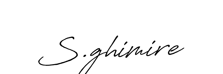 You should practise on your own different ways (Antro_Vectra_Bolder) to write your name (S.ghimire) in signature. don't let someone else do it for you. S.ghimire signature style 7 images and pictures png