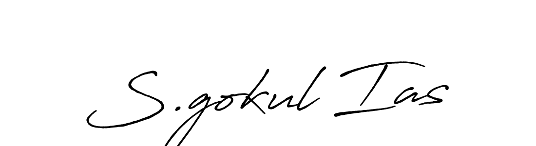 Make a beautiful signature design for name S.gokul Ias. Use this online signature maker to create a handwritten signature for free. S.gokul Ias signature style 7 images and pictures png