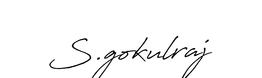 This is the best signature style for the S.gokulraj name. Also you like these signature font (Antro_Vectra_Bolder). Mix name signature. S.gokulraj signature style 7 images and pictures png