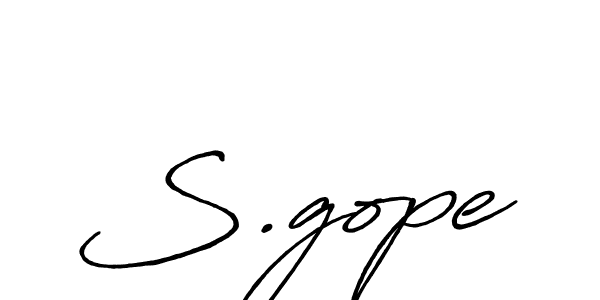 Make a beautiful signature design for name S.gope. Use this online signature maker to create a handwritten signature for free. S.gope signature style 7 images and pictures png