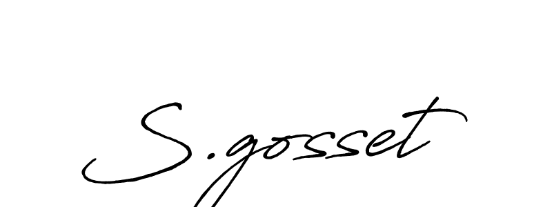 This is the best signature style for the S.gosset name. Also you like these signature font (Antro_Vectra_Bolder). Mix name signature. S.gosset signature style 7 images and pictures png