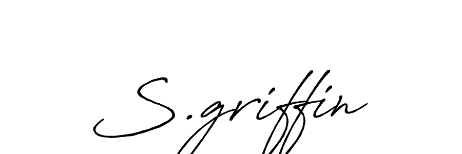 How to make S.griffin name signature. Use Antro_Vectra_Bolder style for creating short signs online. This is the latest handwritten sign. S.griffin signature style 7 images and pictures png