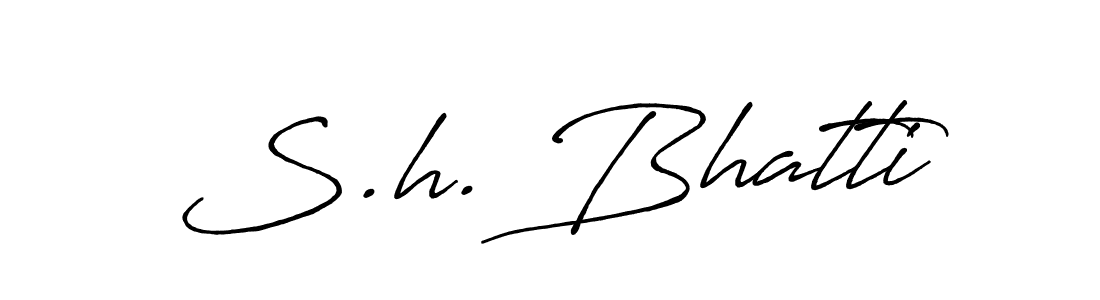 Check out images of Autograph of S.h. Bhatti name. Actor S.h. Bhatti Signature Style. Antro_Vectra_Bolder is a professional sign style online. S.h. Bhatti signature style 7 images and pictures png