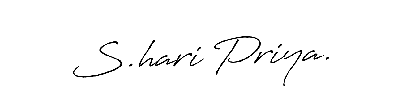 This is the best signature style for the S.hari Priya. name. Also you like these signature font (Antro_Vectra_Bolder). Mix name signature. S.hari Priya. signature style 7 images and pictures png