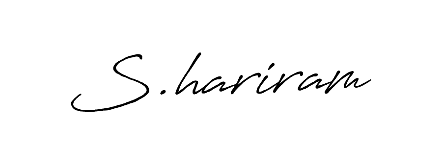 It looks lik you need a new signature style for name S.hariram. Design unique handwritten (Antro_Vectra_Bolder) signature with our free signature maker in just a few clicks. S.hariram signature style 7 images and pictures png