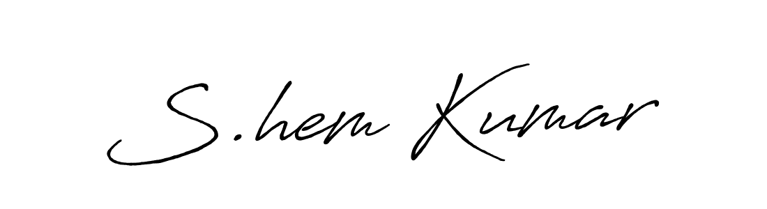 Make a short S.hem Kumar signature style. Manage your documents anywhere anytime using Antro_Vectra_Bolder. Create and add eSignatures, submit forms, share and send files easily. S.hem Kumar signature style 7 images and pictures png