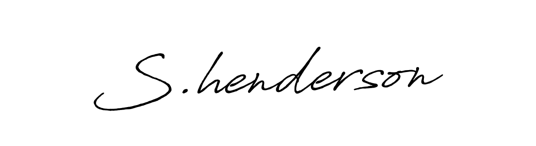 Antro_Vectra_Bolder is a professional signature style that is perfect for those who want to add a touch of class to their signature. It is also a great choice for those who want to make their signature more unique. Get S.henderson name to fancy signature for free. S.henderson signature style 7 images and pictures png