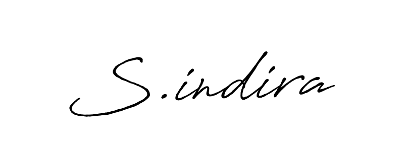 The best way (Antro_Vectra_Bolder) to make a short signature is to pick only two or three words in your name. The name S.indira include a total of six letters. For converting this name. S.indira signature style 7 images and pictures png