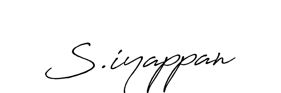 Make a beautiful signature design for name S.iyappan. Use this online signature maker to create a handwritten signature for free. S.iyappan signature style 7 images and pictures png