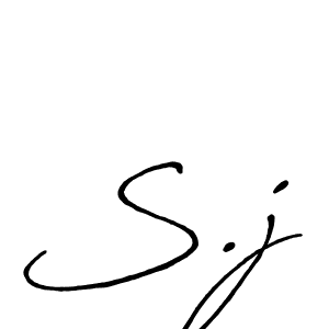 This is the best signature style for the S.j name. Also you like these signature font (Antro_Vectra_Bolder). Mix name signature. S.j signature style 7 images and pictures png