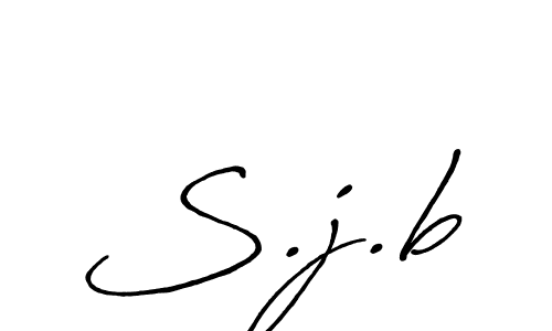 Use a signature maker to create a handwritten signature online. With this signature software, you can design (Antro_Vectra_Bolder) your own signature for name S.j.b. S.j.b signature style 7 images and pictures png