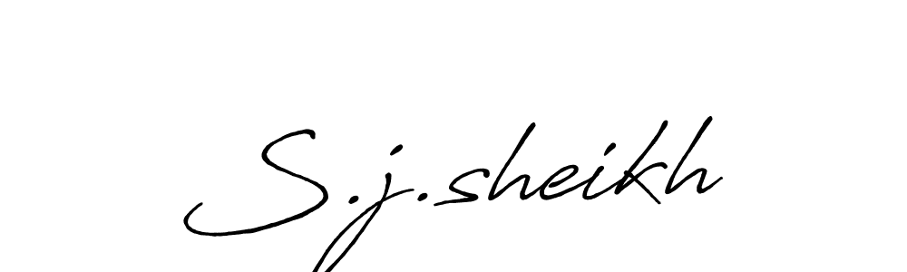 if you are searching for the best signature style for your name S.j.sheikh. so please give up your signature search. here we have designed multiple signature styles  using Antro_Vectra_Bolder. S.j.sheikh signature style 7 images and pictures png