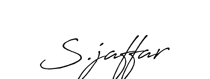 You should practise on your own different ways (Antro_Vectra_Bolder) to write your name (S.jaffar) in signature. don't let someone else do it for you. S.jaffar signature style 7 images and pictures png