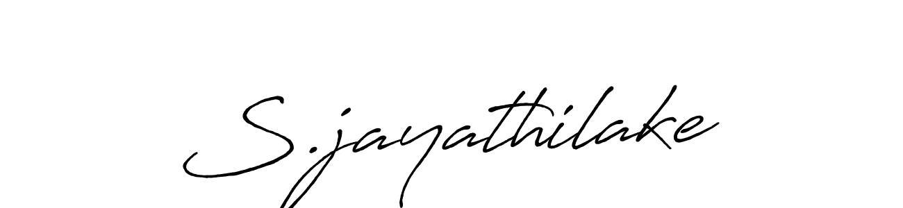 It looks lik you need a new signature style for name S.jayathilake. Design unique handwritten (Antro_Vectra_Bolder) signature with our free signature maker in just a few clicks. S.jayathilake signature style 7 images and pictures png