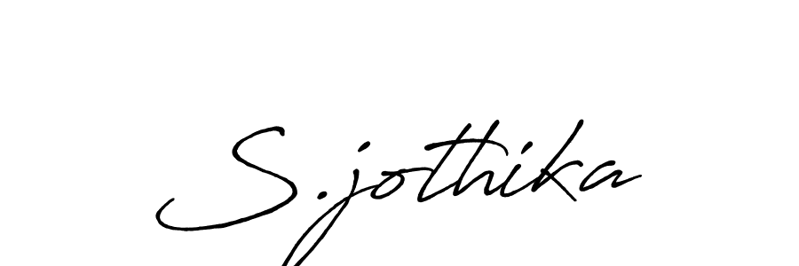 Also we have S.jothika name is the best signature style. Create professional handwritten signature collection using Antro_Vectra_Bolder autograph style. S.jothika signature style 7 images and pictures png