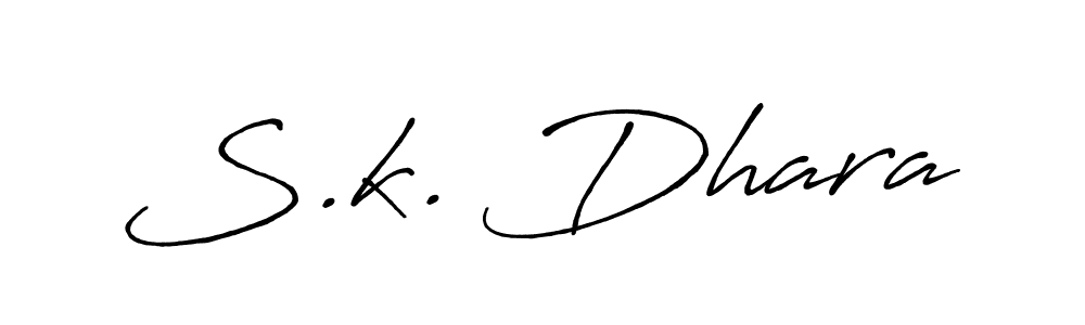 This is the best signature style for the S.k. Dhara name. Also you like these signature font (Antro_Vectra_Bolder). Mix name signature. S.k. Dhara signature style 7 images and pictures png