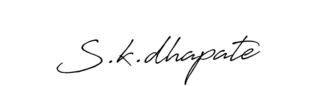 Here are the top 10 professional signature styles for the name S.k.dhapate. These are the best autograph styles you can use for your name. S.k.dhapate signature style 7 images and pictures png