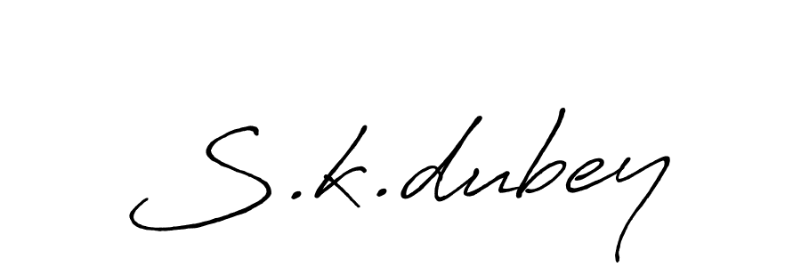 Best and Professional Signature Style for S.k.dubey. Antro_Vectra_Bolder Best Signature Style Collection. S.k.dubey signature style 7 images and pictures png
