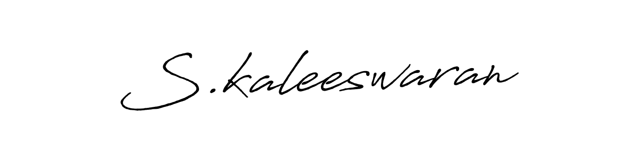 The best way (Antro_Vectra_Bolder) to make a short signature is to pick only two or three words in your name. The name S.kaleeswaran include a total of six letters. For converting this name. S.kaleeswaran signature style 7 images and pictures png