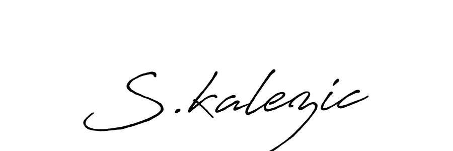 Make a short S.kalezic signature style. Manage your documents anywhere anytime using Antro_Vectra_Bolder. Create and add eSignatures, submit forms, share and send files easily. S.kalezic signature style 7 images and pictures png