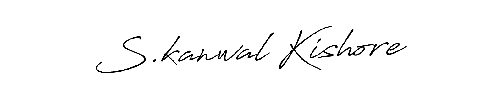 Make a beautiful signature design for name S.kanwal Kishore. Use this online signature maker to create a handwritten signature for free. S.kanwal Kishore signature style 7 images and pictures png