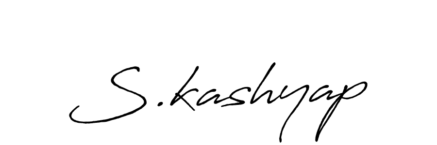 How to make S.kashyap signature? Antro_Vectra_Bolder is a professional autograph style. Create handwritten signature for S.kashyap name. S.kashyap signature style 7 images and pictures png