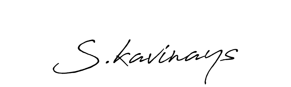 The best way (Antro_Vectra_Bolder) to make a short signature is to pick only two or three words in your name. The name S.kavinays include a total of six letters. For converting this name. S.kavinays signature style 7 images and pictures png