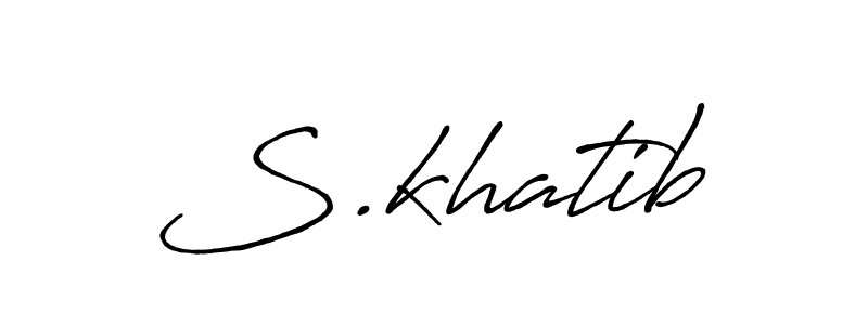 It looks lik you need a new signature style for name S.khatib. Design unique handwritten (Antro_Vectra_Bolder) signature with our free signature maker in just a few clicks. S.khatib signature style 7 images and pictures png