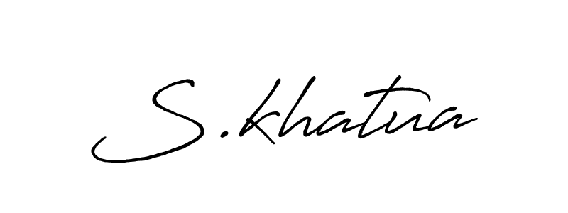 Also we have S.khatua name is the best signature style. Create professional handwritten signature collection using Antro_Vectra_Bolder autograph style. S.khatua signature style 7 images and pictures png