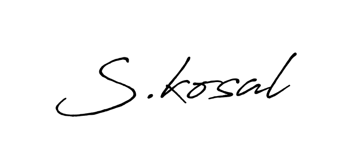 Best and Professional Signature Style for S.kosal. Antro_Vectra_Bolder Best Signature Style Collection. S.kosal signature style 7 images and pictures png