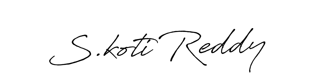 Make a beautiful signature design for name S.koti Reddy. Use this online signature maker to create a handwritten signature for free. S.koti Reddy signature style 7 images and pictures png