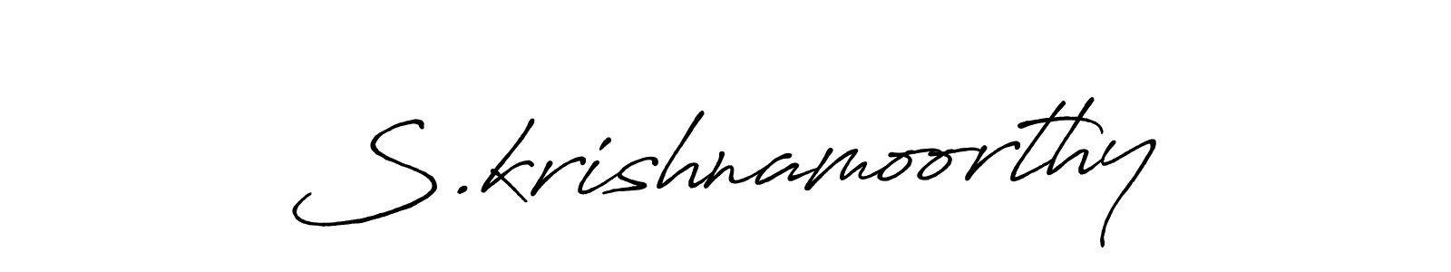 Similarly Antro_Vectra_Bolder is the best handwritten signature design. Signature creator online .You can use it as an online autograph creator for name S.krishnamoorthy. S.krishnamoorthy signature style 7 images and pictures png