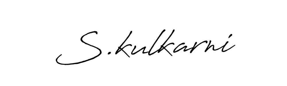 How to Draw S.kulkarni signature style? Antro_Vectra_Bolder is a latest design signature styles for name S.kulkarni. S.kulkarni signature style 7 images and pictures png