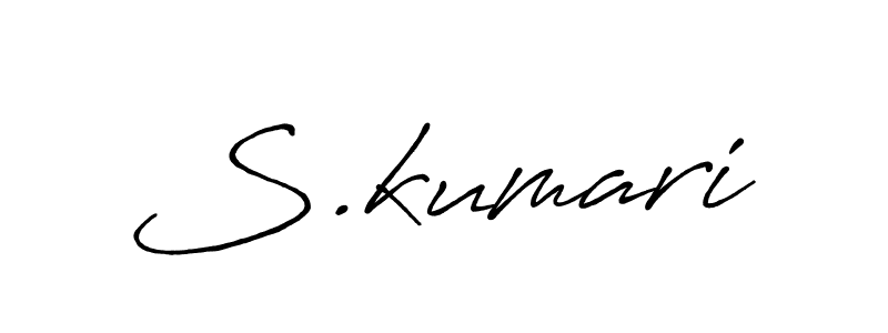 Antro_Vectra_Bolder is a professional signature style that is perfect for those who want to add a touch of class to their signature. It is also a great choice for those who want to make their signature more unique. Get S.kumari name to fancy signature for free. S.kumari signature style 7 images and pictures png