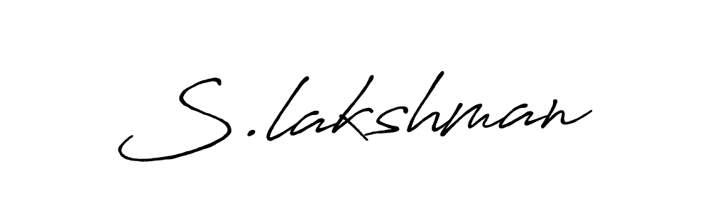 Also You can easily find your signature by using the search form. We will create S.lakshman name handwritten signature images for you free of cost using Antro_Vectra_Bolder sign style. S.lakshman signature style 7 images and pictures png