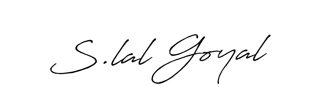 Also we have S.lal Goyal name is the best signature style. Create professional handwritten signature collection using Antro_Vectra_Bolder autograph style. S.lal Goyal signature style 7 images and pictures png