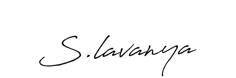 You should practise on your own different ways (Antro_Vectra_Bolder) to write your name (S.lavanya) in signature. don't let someone else do it for you. S.lavanya signature style 7 images and pictures png